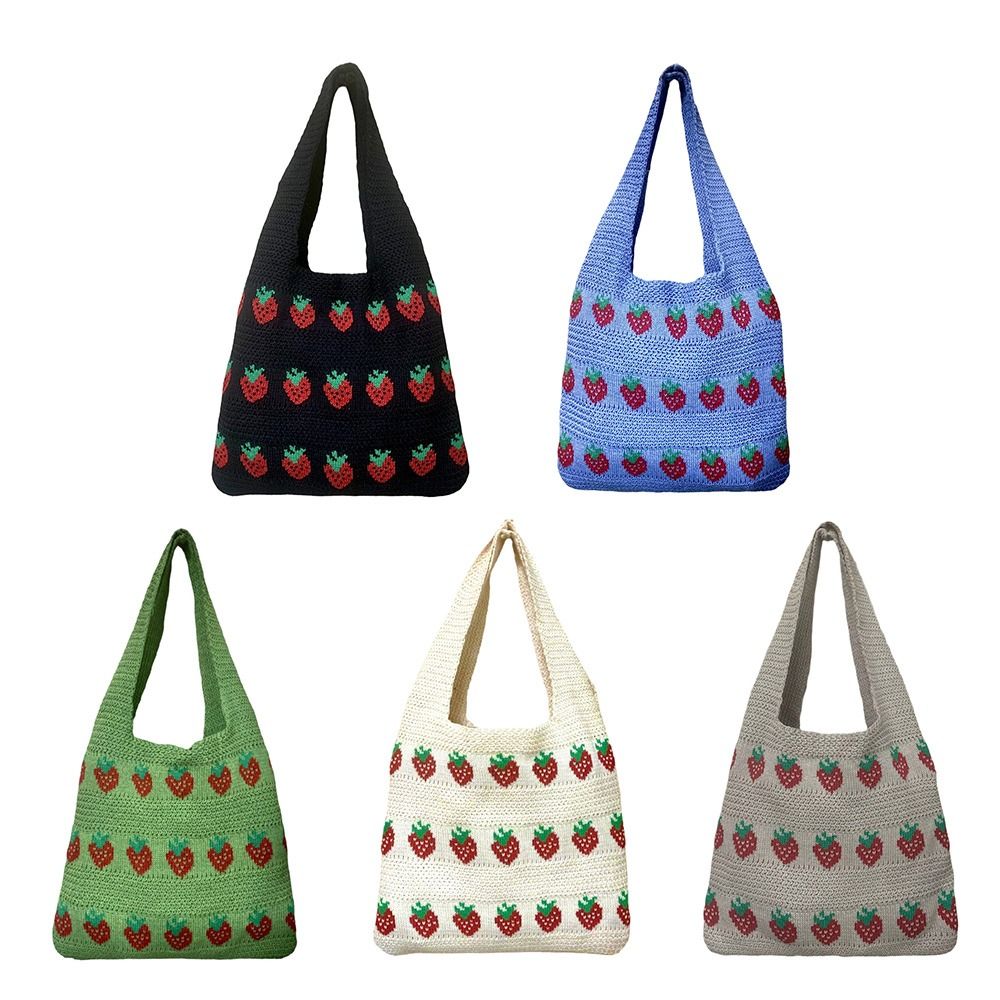 Crochet Market Bag - Knitted Design Women Handbag Large Capacity