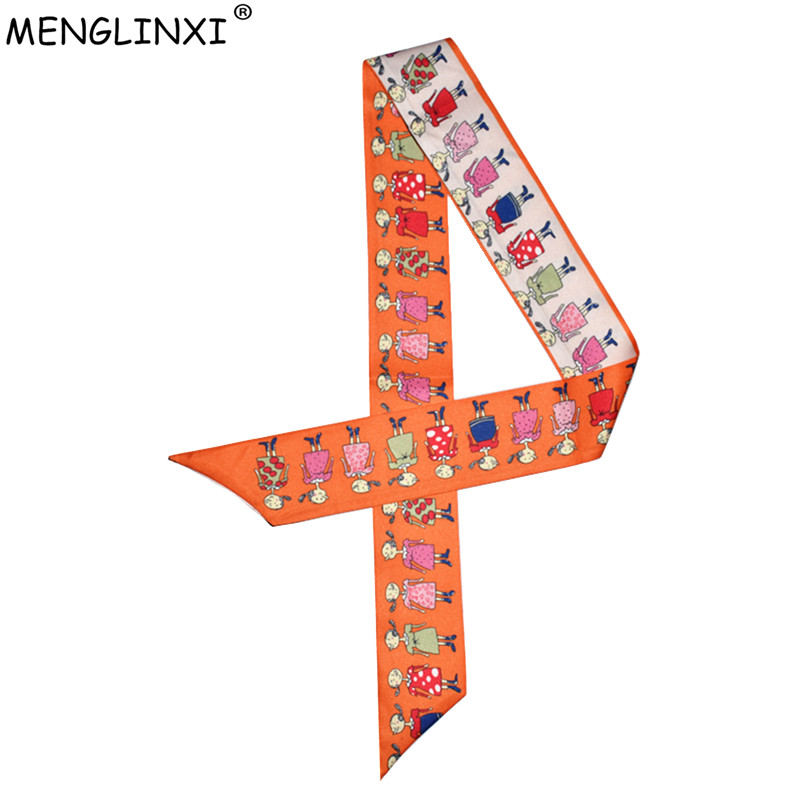 Women'S Bags Designer Brands - New Design Cartoon Characters Print Scarf