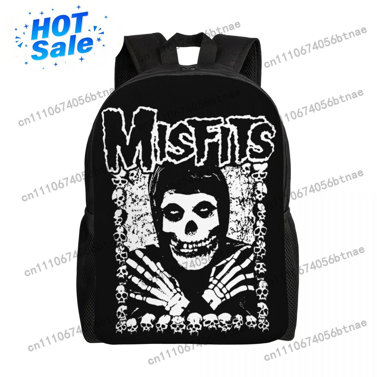 Women Bags College - Custom Misfits Rock Punk Skull Laptop