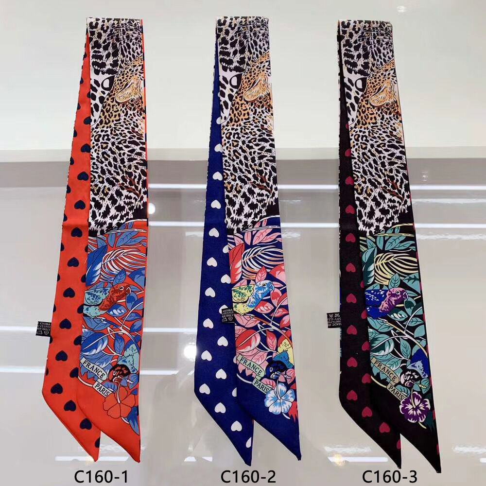 Women'S Bags Designer Brands - Brand Leopard Parrot Heart Silk Scarf