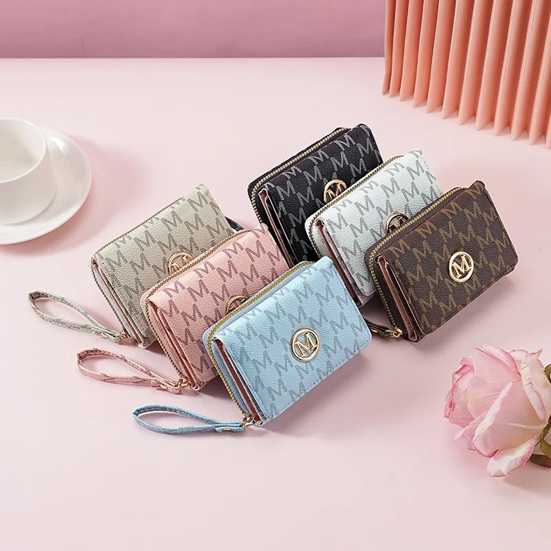 Threefold Zipper Wallet with L - Women Bags Accessories ulasan dan harga