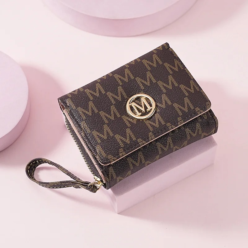 Threefold Zipper Wallet with L - Women Bags Accessories ulasan dan harga