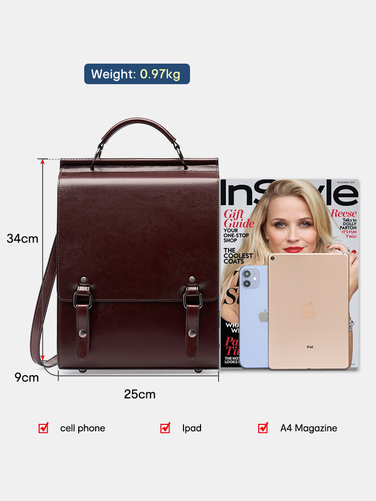 Zency Female Fashion Backpack  - Women Bags For Office ulasan dan harga