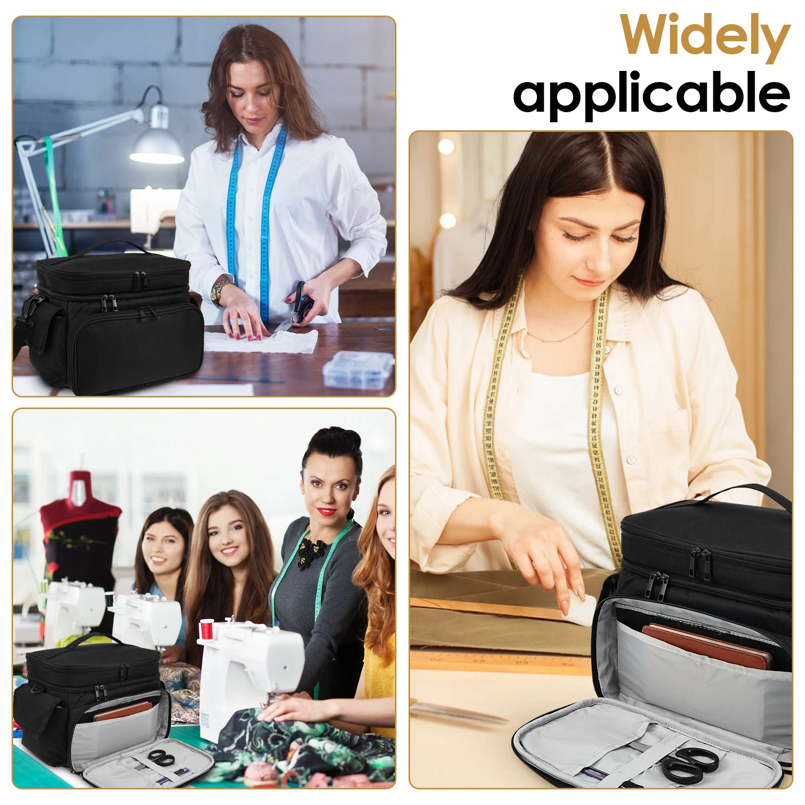 Large Sewing Bag Wool Knitting - Crochet Market Bag ulasan dan harga