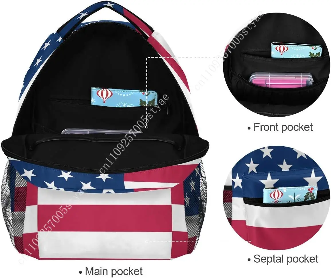 Custom Bag USA Flag Bag Mens W - Women Bags Usa ulasan dan harga