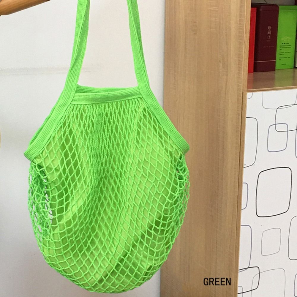 Durable Cotton Grocery Bags Me - Crochet Market Bag ulasan dan harga