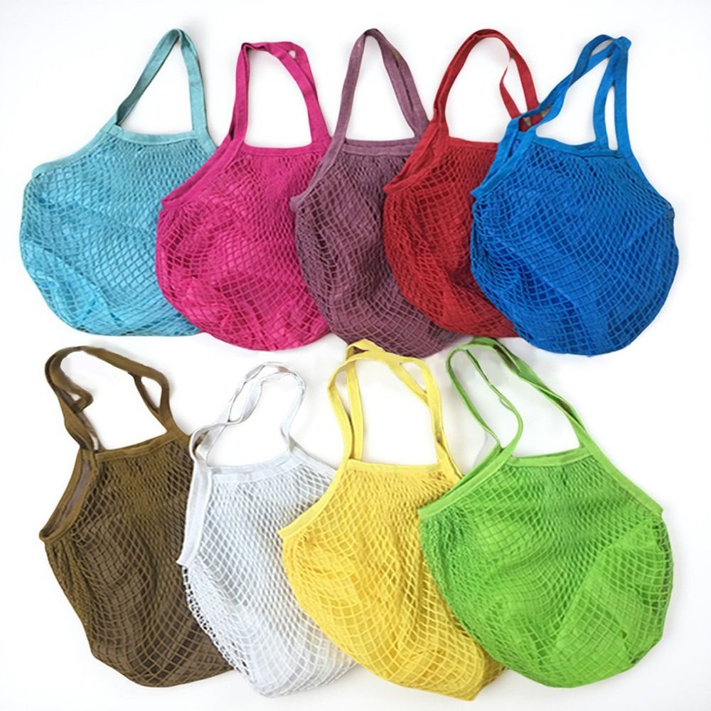 Durable Cotton Grocery Bags Me - Crochet Market Bag ulasan dan harga