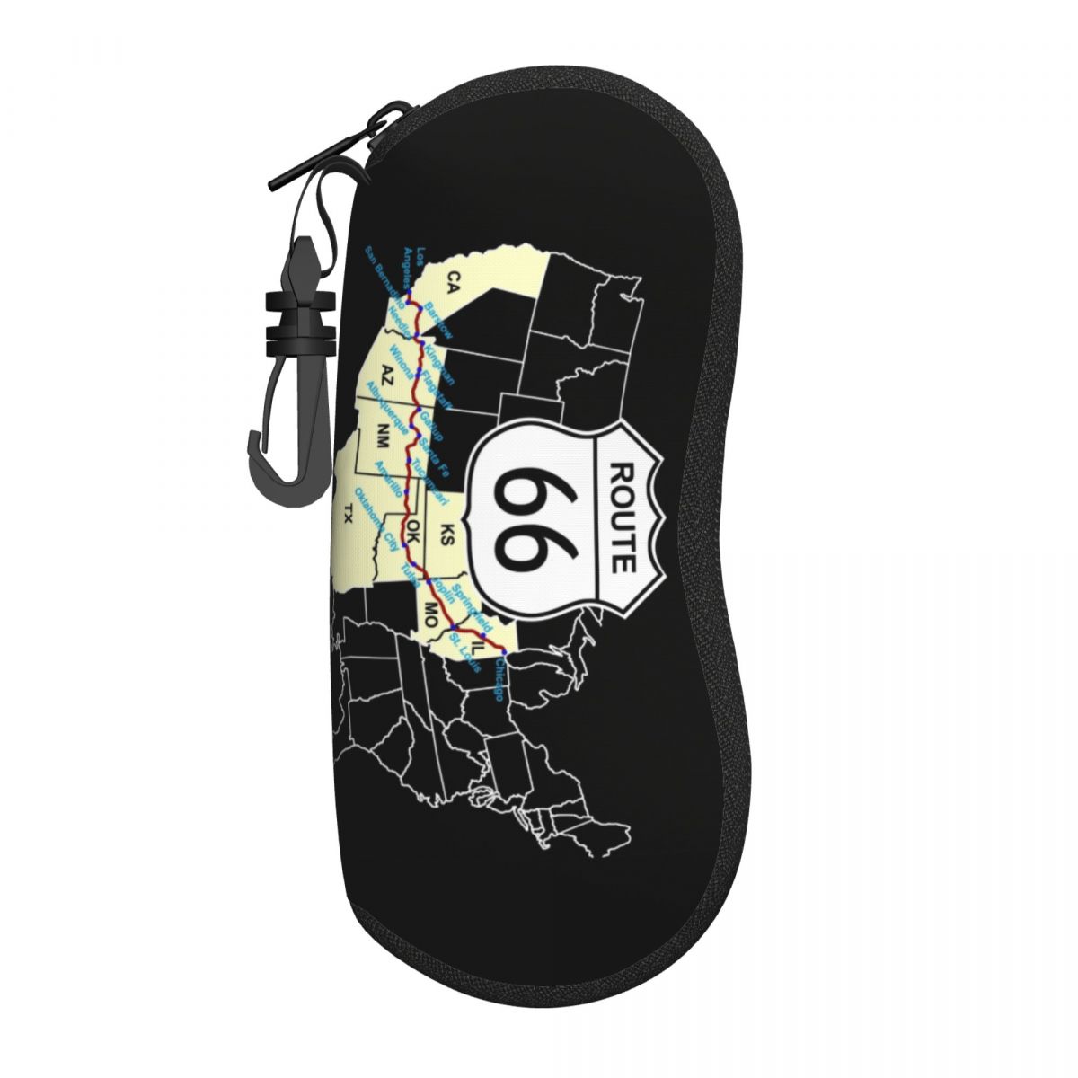 Custom Route 66 Map Shell Eyeg - Women Bags Usa ulasan dan harga