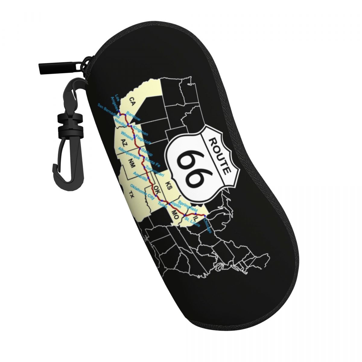 Custom Route 66 Map Shell Eyeg - Women Bags Usa ulasan dan harga