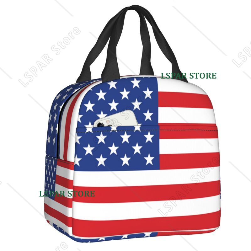 USA American Flag Thermal Insu - Women Bags Usa ulasan dan harga