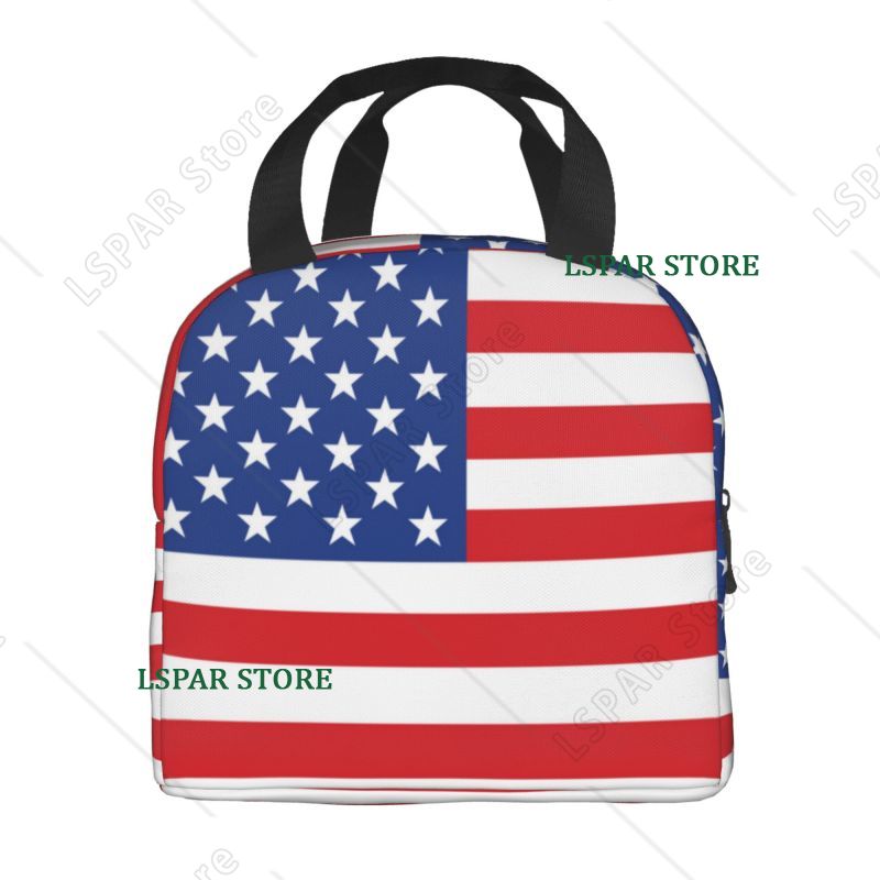 USA American Flag Thermal Insu - Women Bags Usa ulasan dan harga