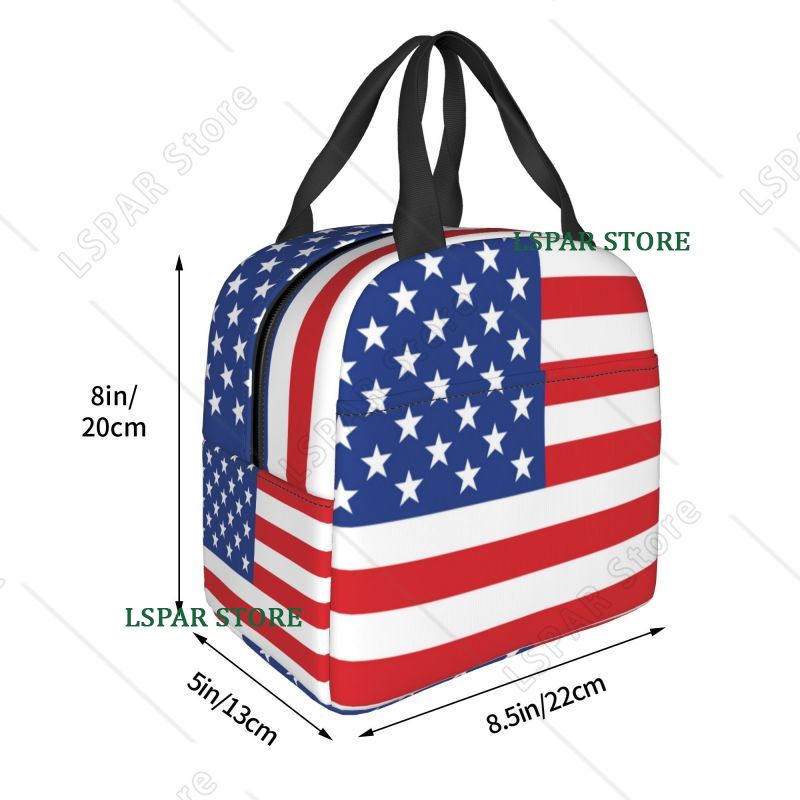 USA American Flag Thermal Insu - Women Bags Usa ulasan dan harga