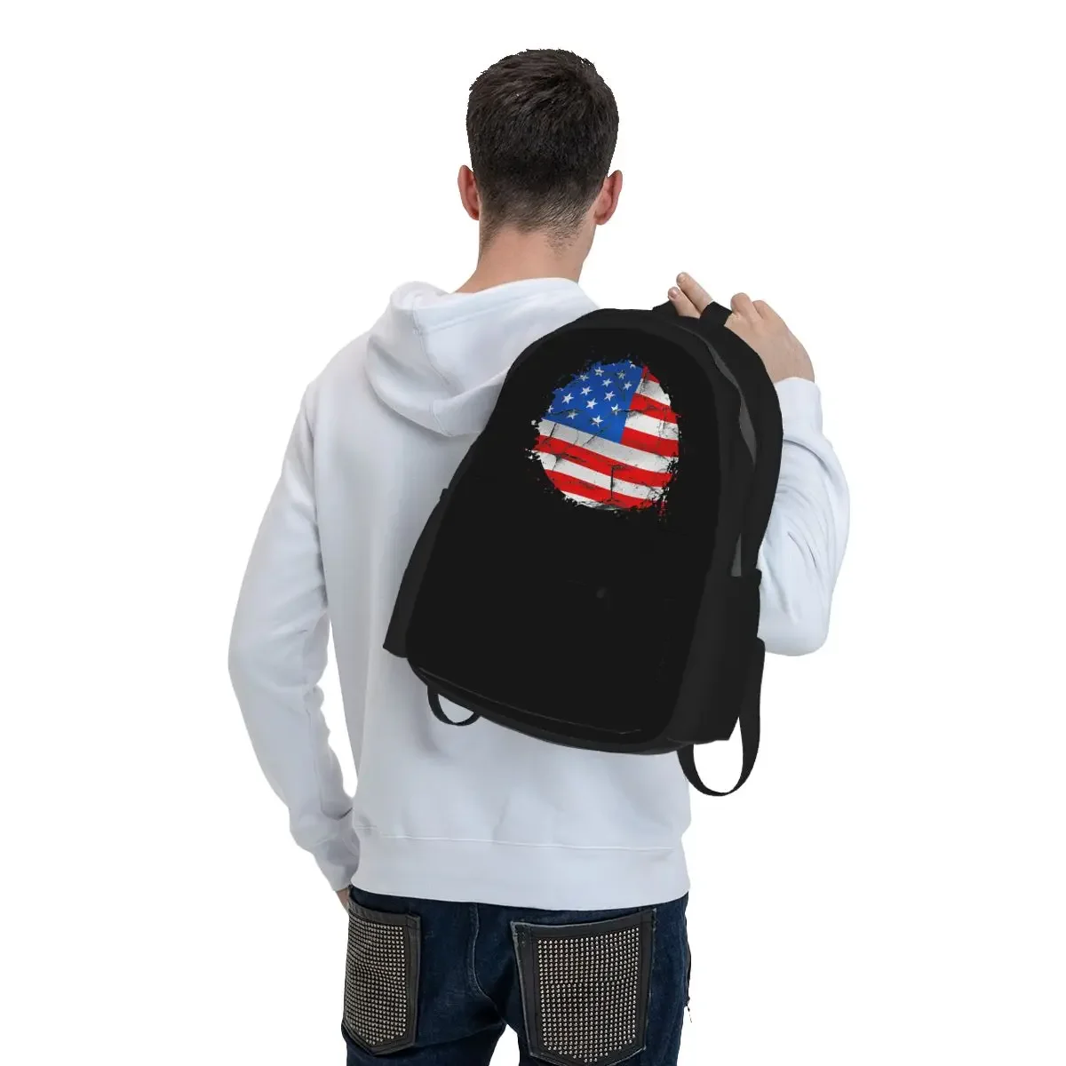 USA America American Flag Back - Women Bags Usa ulasan dan harga
