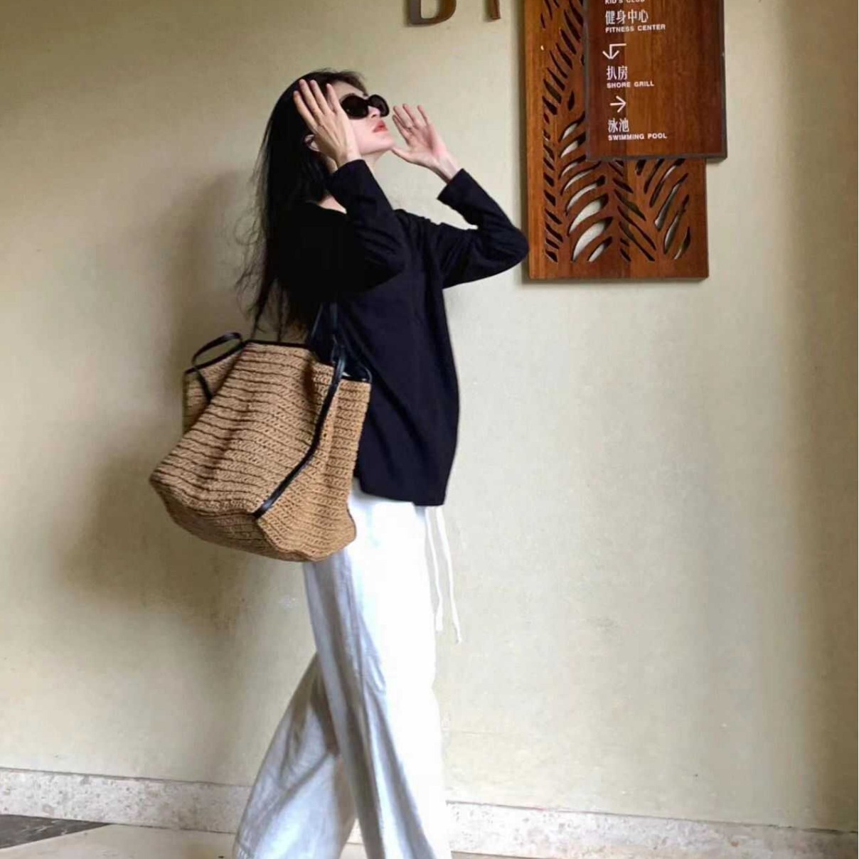 NEW Woven Designer Bags for Wo - Crochet Market Bag ulasan dan harga