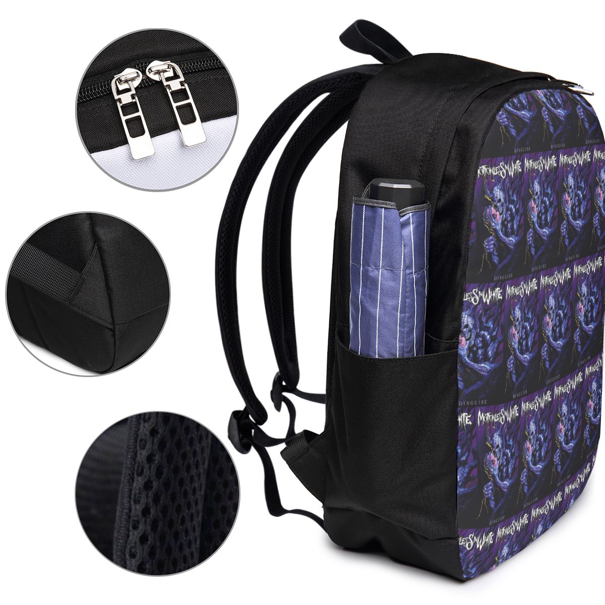 Motionless In White Backpack T - Women Bags White ulasan dan harga