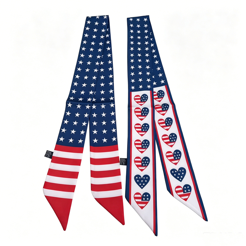 USA Flag Print Satin Skinny Sc - Women Bags Usa ulasan dan harga