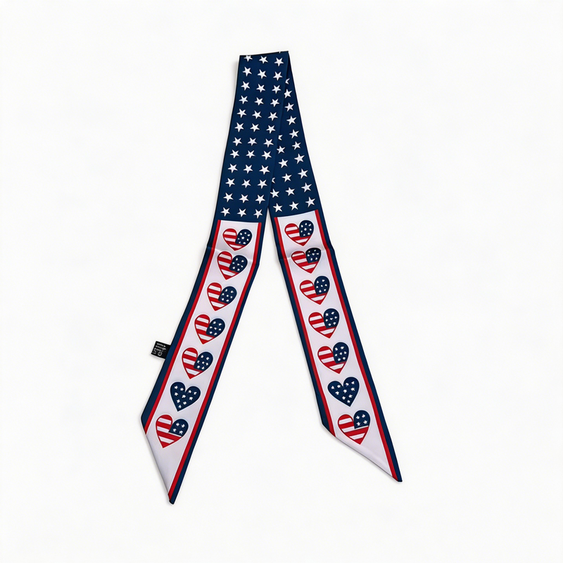 USA Flag Print Satin Skinny Sc - Women Bags Usa ulasan dan harga