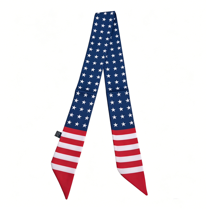 USA Flag Print Satin Skinny Sc - Women Bags Usa ulasan dan harga