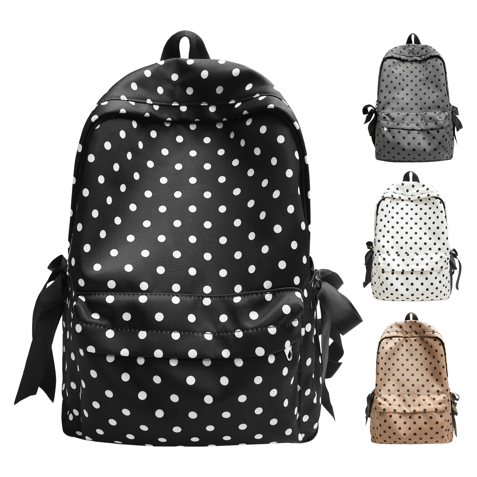 Cute Polka Dot Travel Daypack  - Women Bags College ulasan dan harga