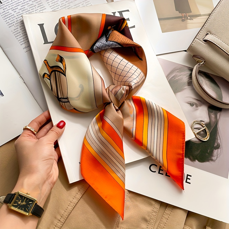 Luxury Horse Pattern Silk Squa - Women Bags For Office ulasan dan harga