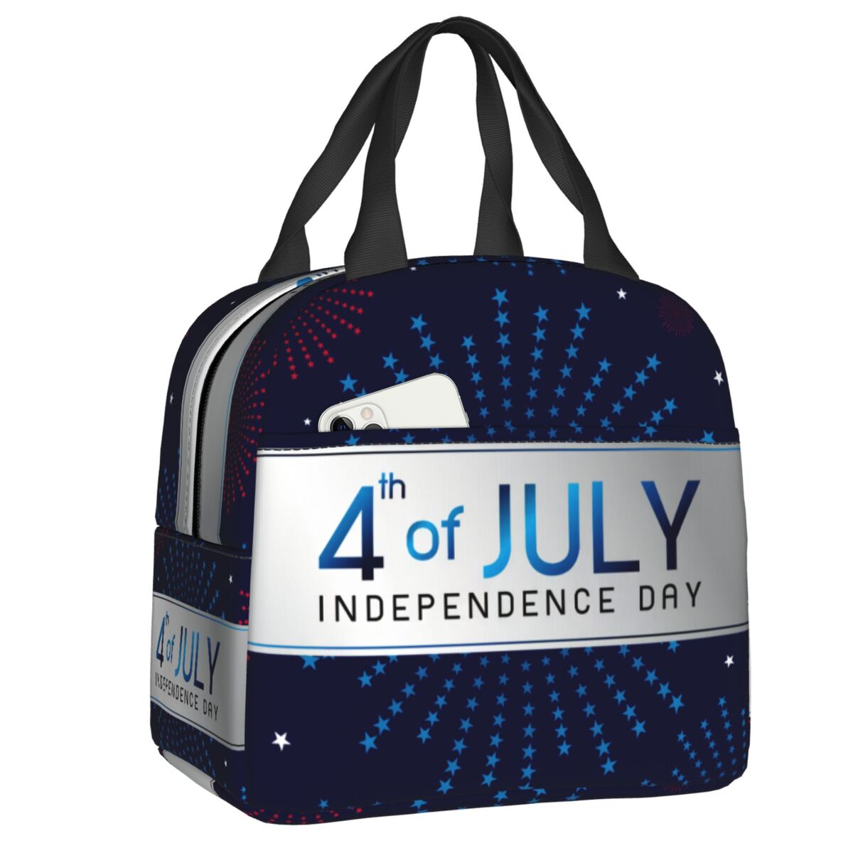Custom American Flag Happy Fou - Women Bags Usa ulasan dan harga