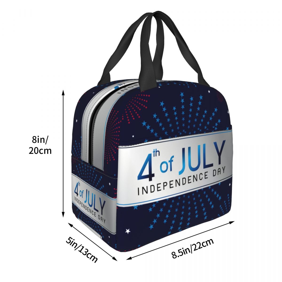 Custom American Flag Happy Fou - Women Bags Usa ulasan dan harga