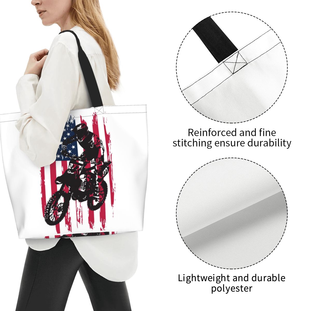 Dirt Bike Motocross USA Americ - Women Bags Usa ulasan dan harga