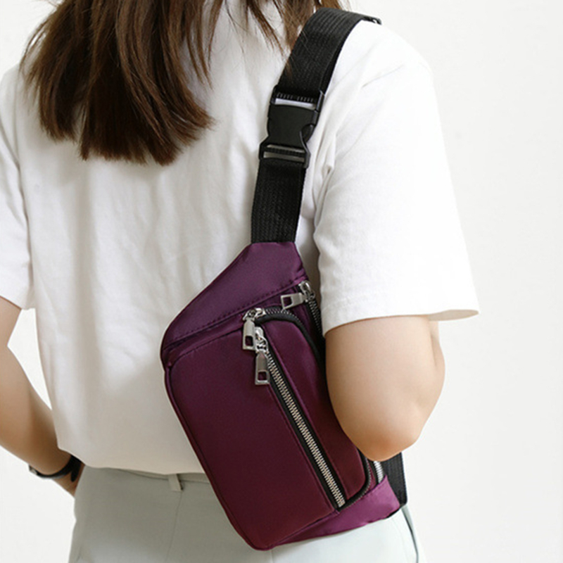Oxford Cloth Waist Bag Zipper  - Women'S Bum Bags ulasan dan harga