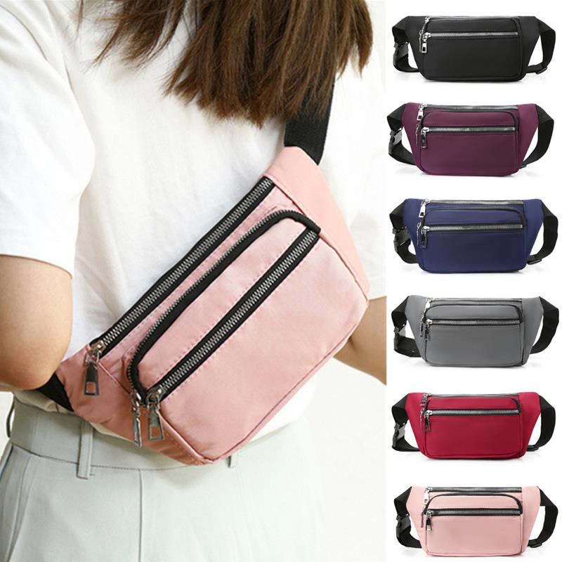Oxford Cloth Waist Bag Zipper  - Women'S Bum Bags ulasan dan harga