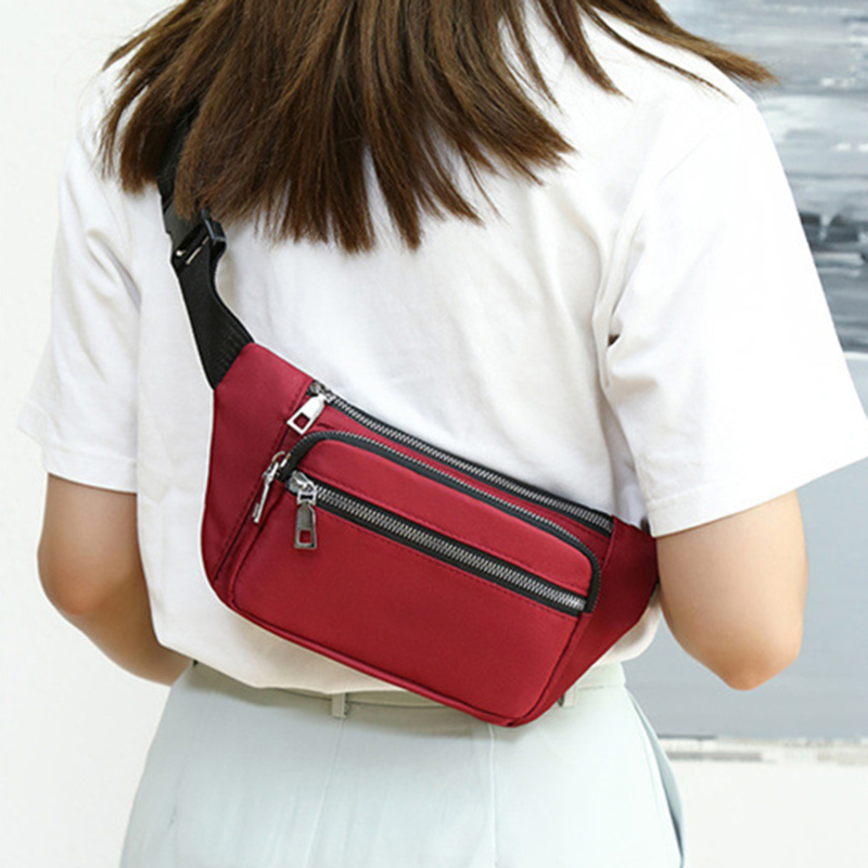 Oxford Cloth Waist Bag Zipper  - Women'S Bum Bags ulasan dan harga