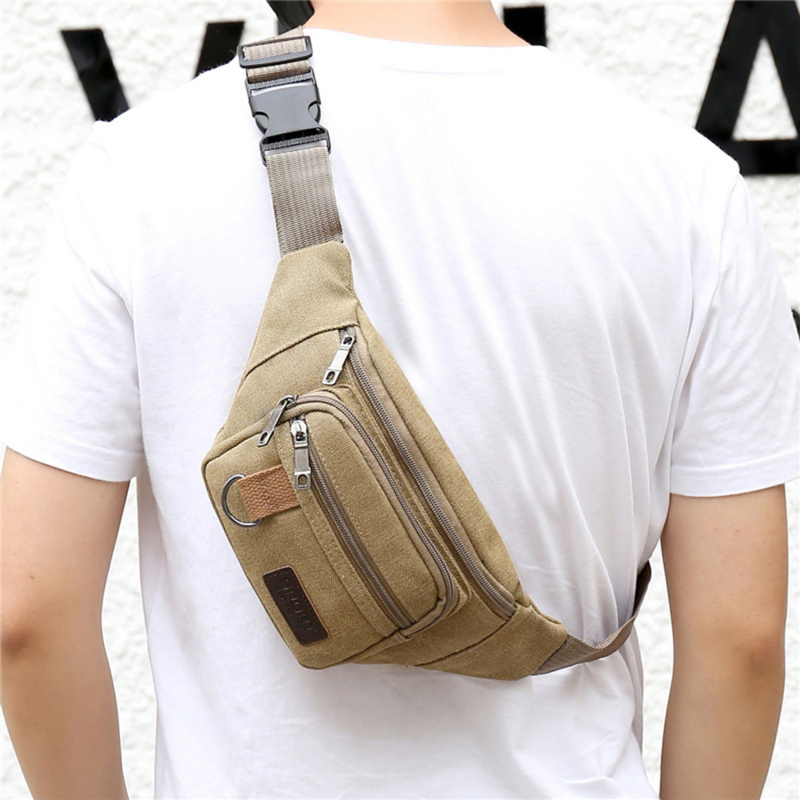 Chest Bag Canvas Waist Bag Wom - Women'S Bum Bags ulasan dan harga