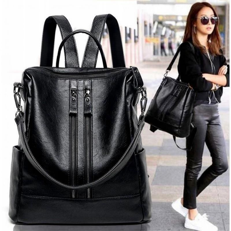 Women Soft Leather Backpack Sc - Women Bags For Office ulasan dan harga