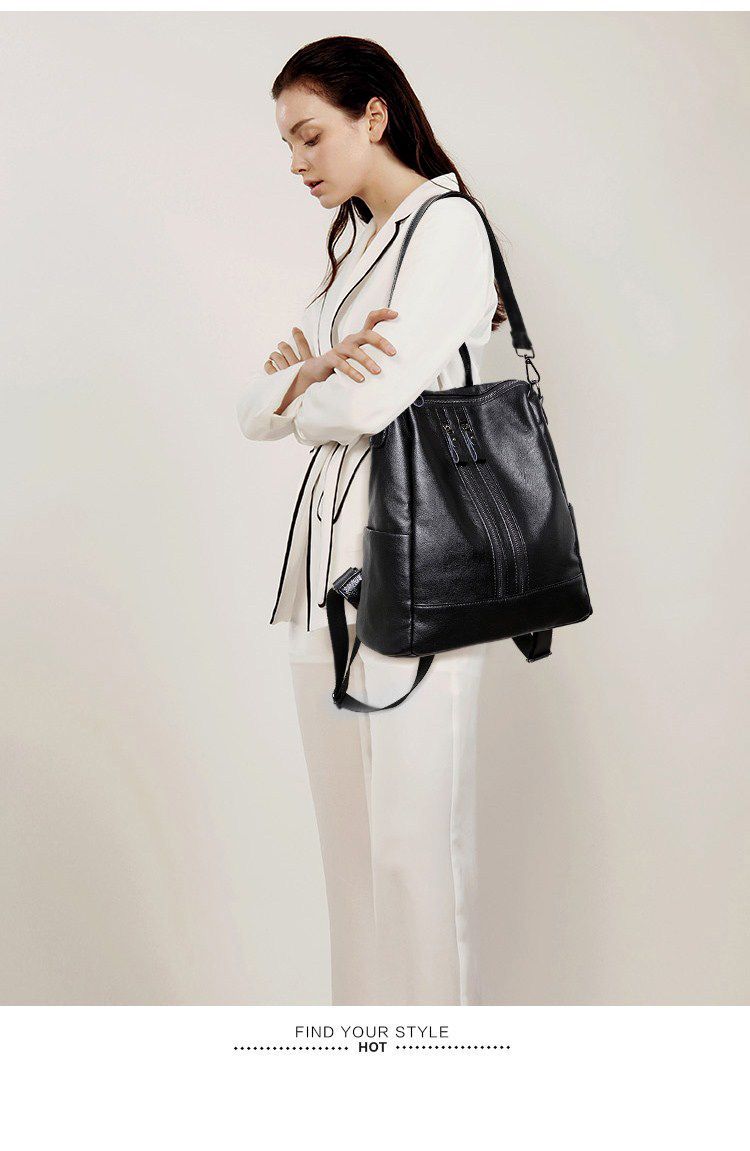 Women Soft Leather Backpack Sc - Women Bags For Office ulasan dan harga