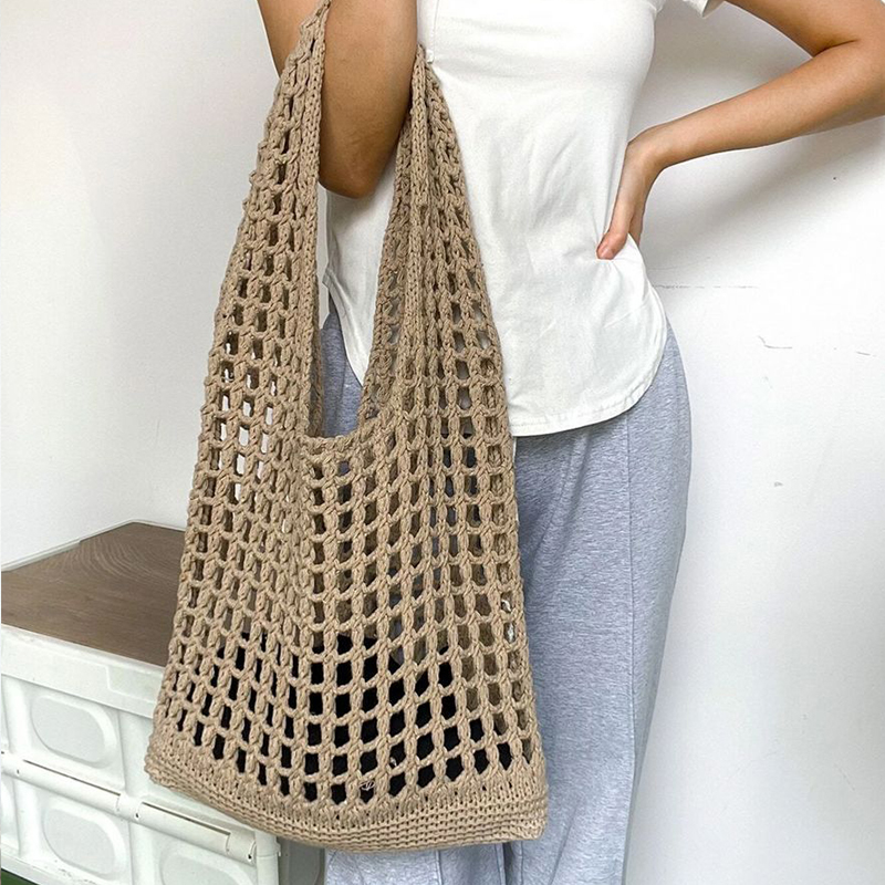 Fashion Crochet Bags for Women - Crochet Market Bag ulasan dan harga
