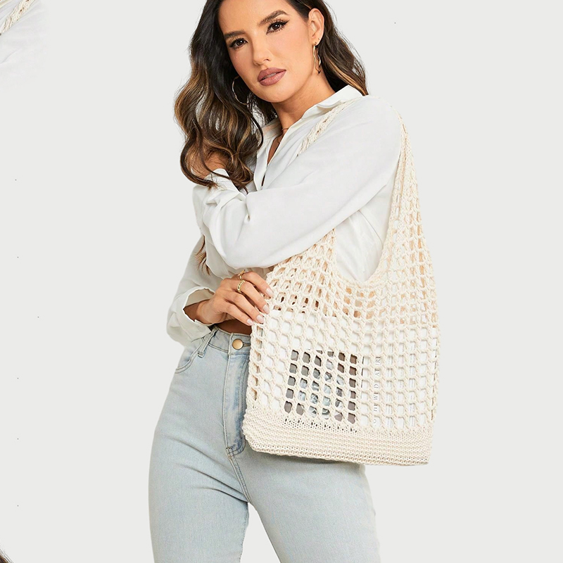 Fashion Crochet Bags for Women - Crochet Market Bag ulasan dan harga