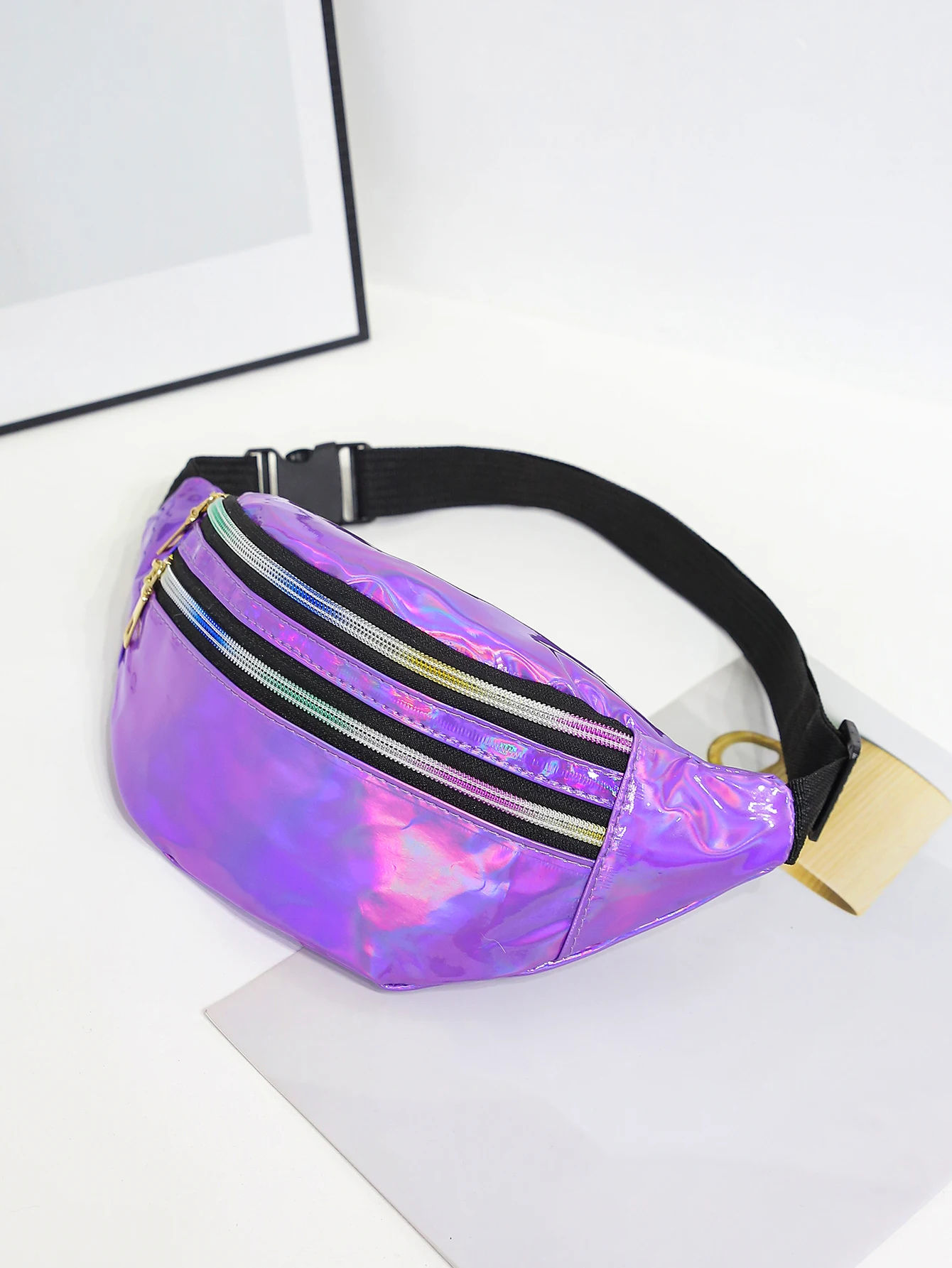 Laser Fanny Pack Belt Bag for  - Women'S Bum Bags ulasan dan harga