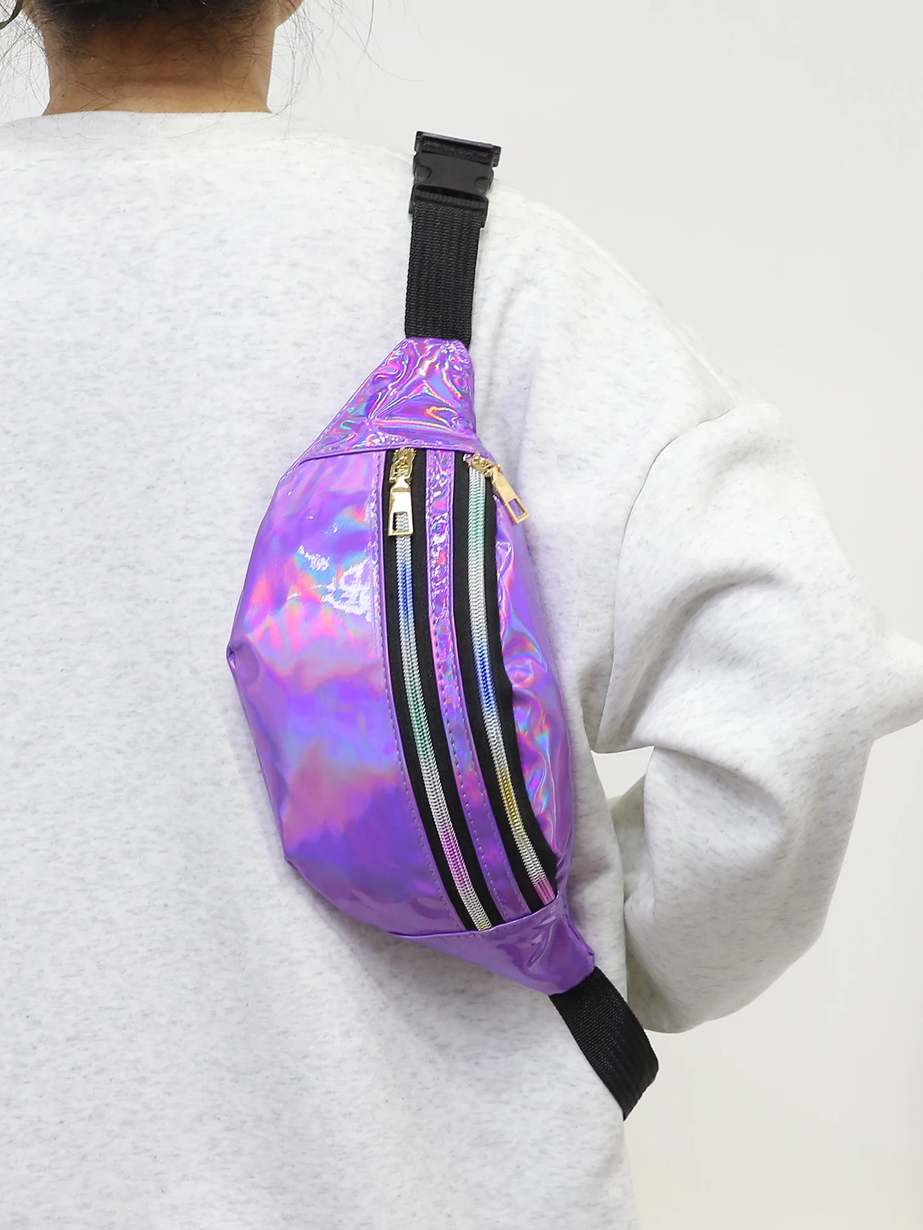 Laser Fanny Pack Belt Bag for  - Women'S Bum Bags ulasan dan harga