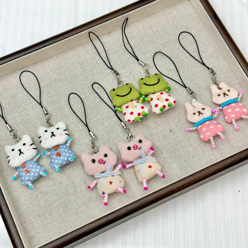 Cute Frog Pig Cat Pendant Keyc - Women'S Young Bags ulasan dan harga