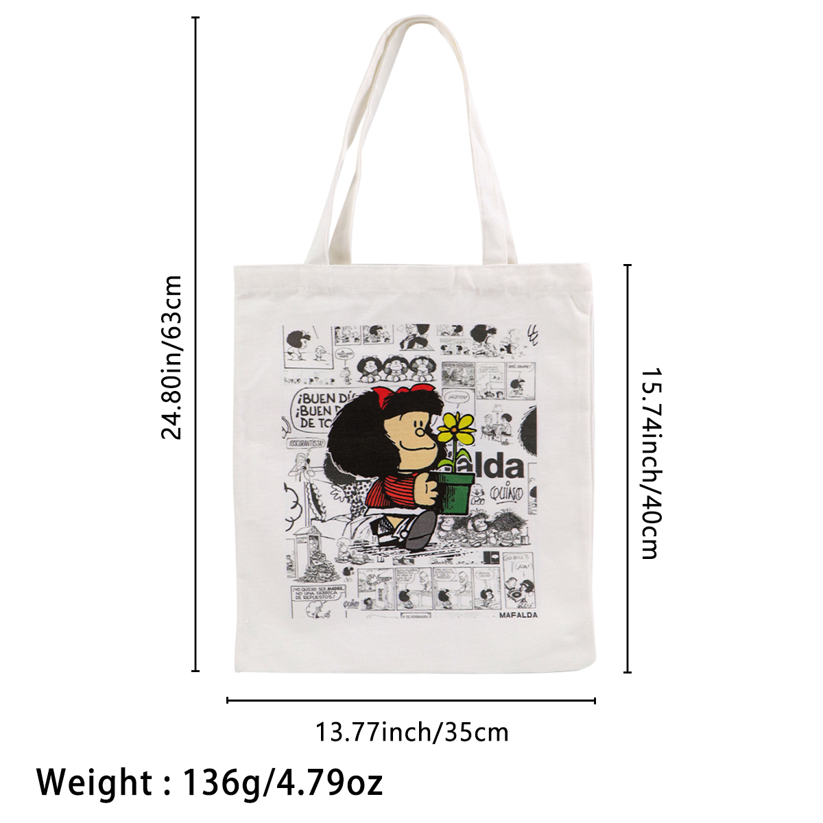 Fashion Canvas Tote Bag Women  - Women Bags Accessories ulasan dan harga