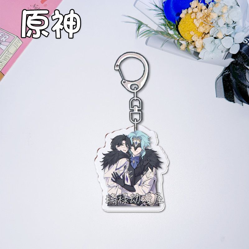 2pcs Genshin Impact  Keychains - Women Bags Accessories ulasan dan harga