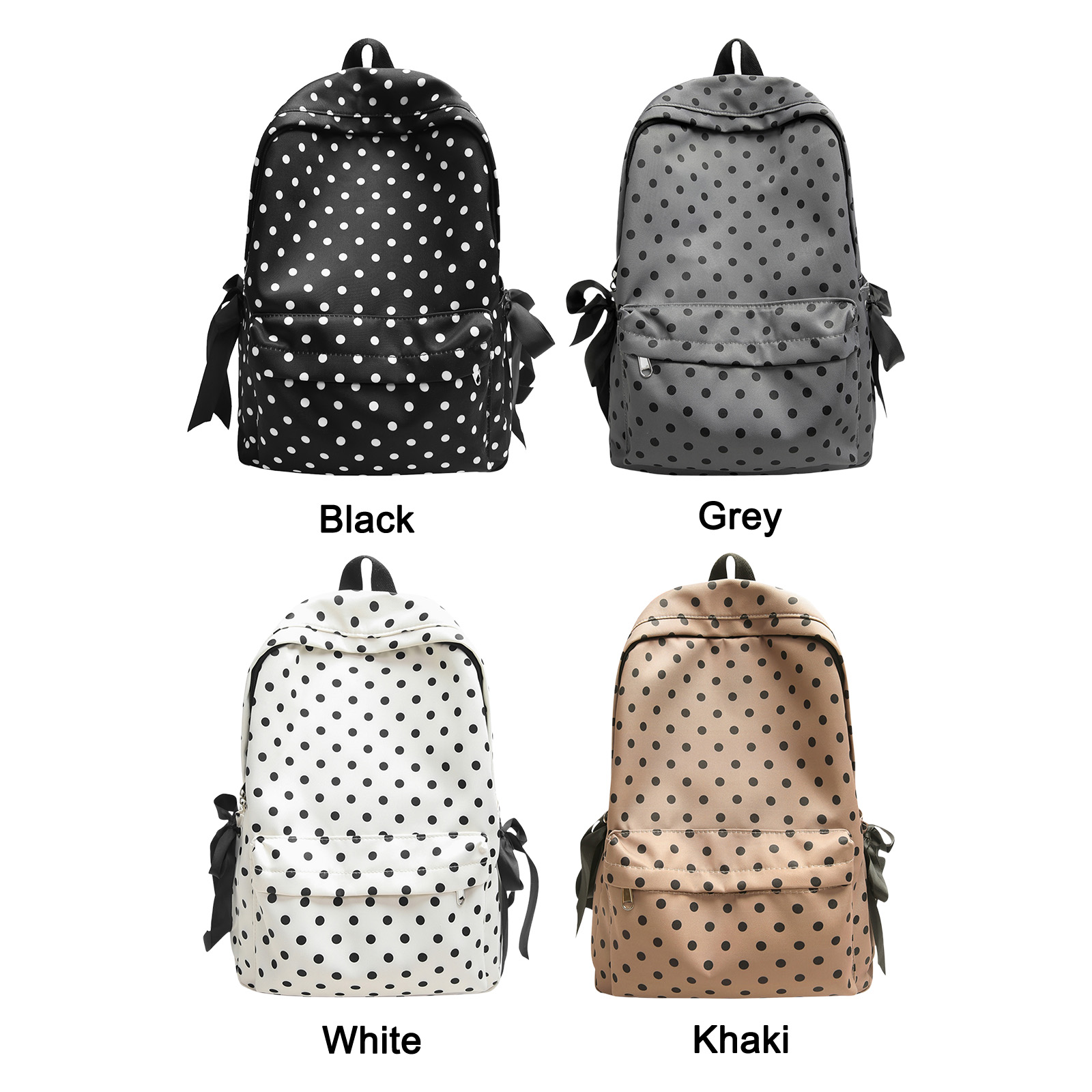 Cute Polka Dot Travel Daypack  - Women Bags College ulasan dan harga
