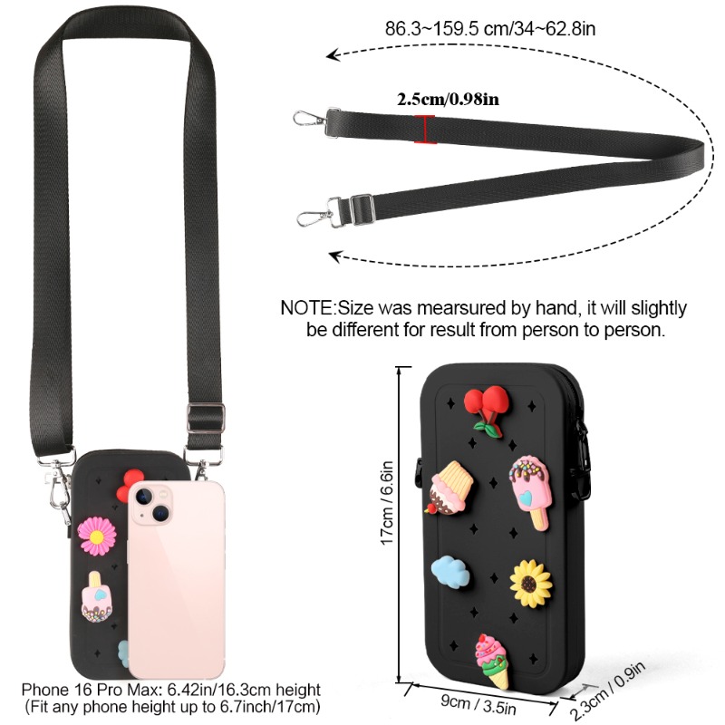 Multifunction Portable Silicon - Phone Bag Crossbody ulasan dan harga