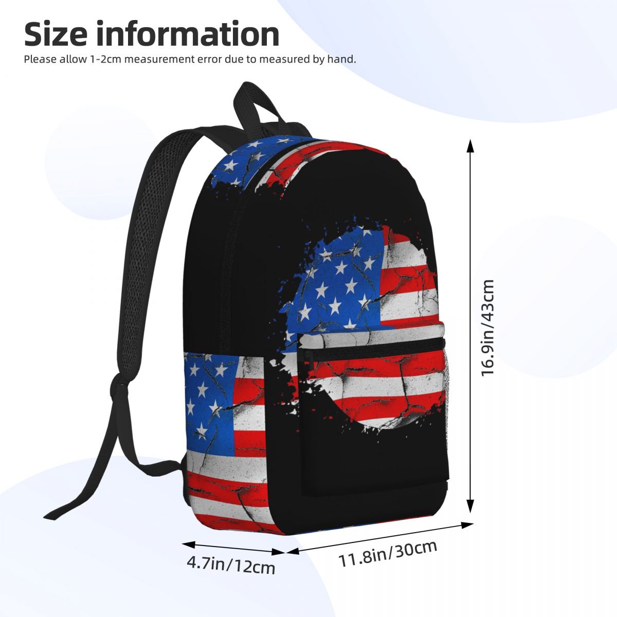 USA America American Flag Back - Women Bags Usa ulasan dan harga