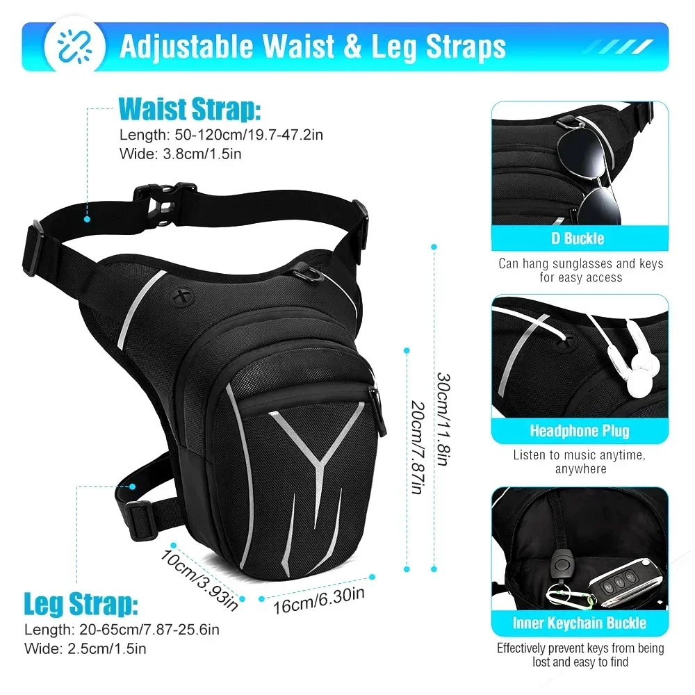 Waterproof Drop Leg Bag Thigh  - Women'S Bum Bags ulasan dan harga
