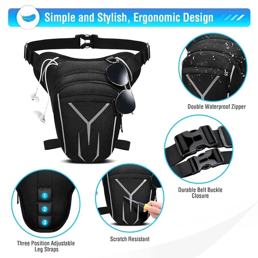 Waterproof Drop Leg Bag Thigh  - Women'S Bum Bags ulasan dan harga