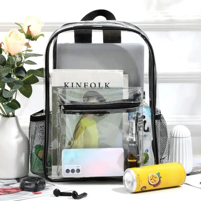 Transparent PVC Backpack Outdo - Women Bags Waterproof ulasan dan harga