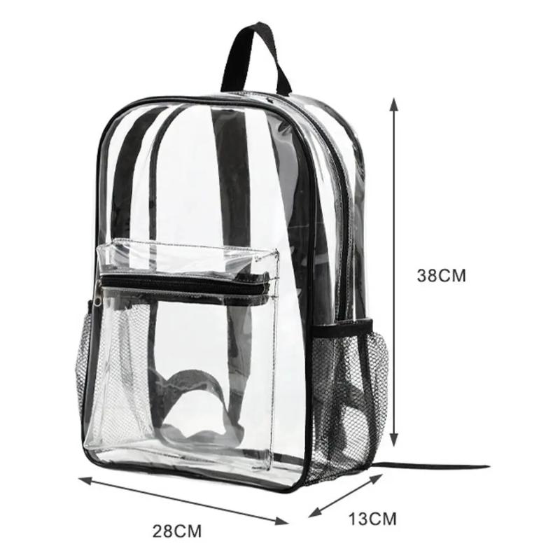 Transparent PVC Backpack Outdo - Women Bags Waterproof ulasan dan harga