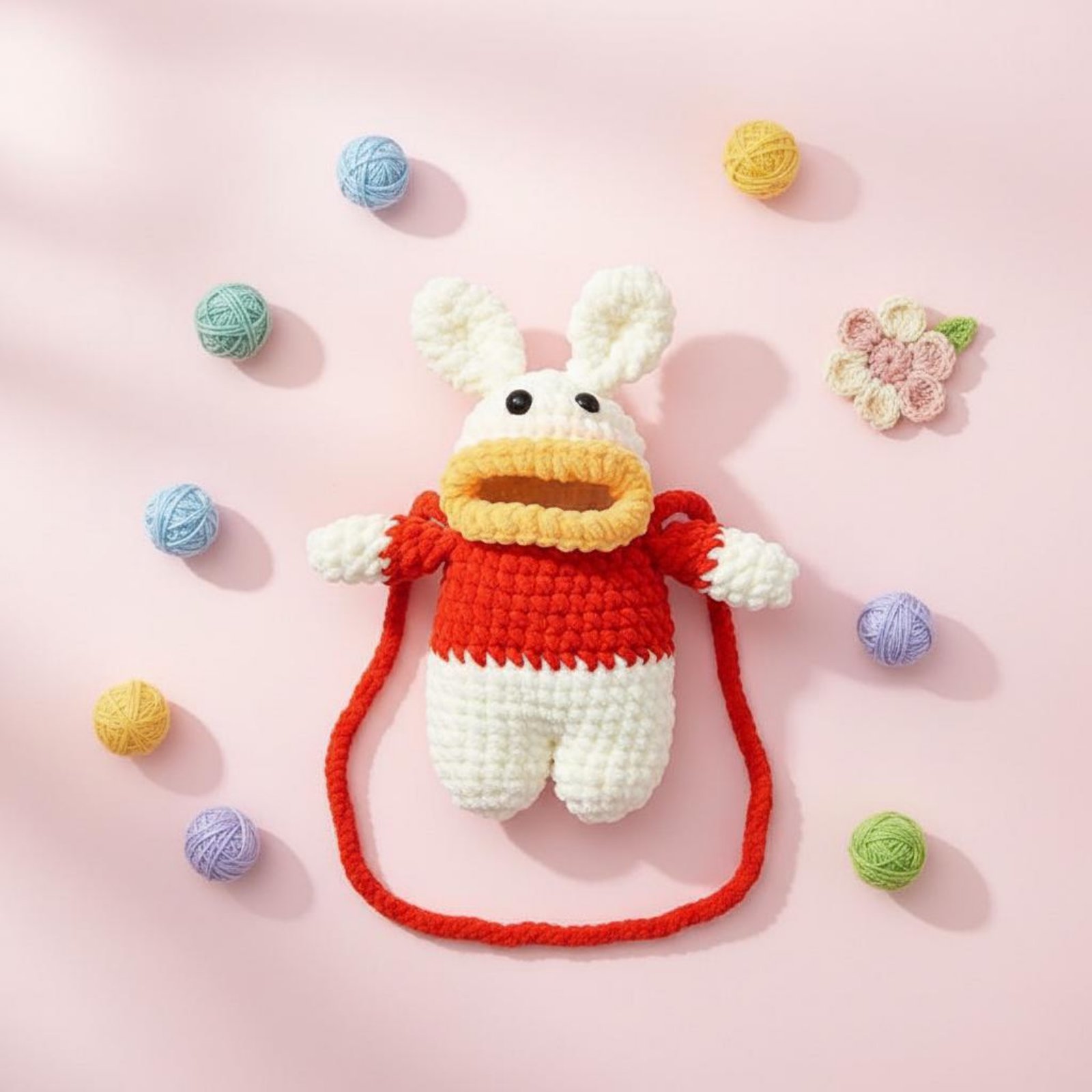 Crochet Frog Phone Bag Crochet - Women Bags Accessories ulasan dan harga