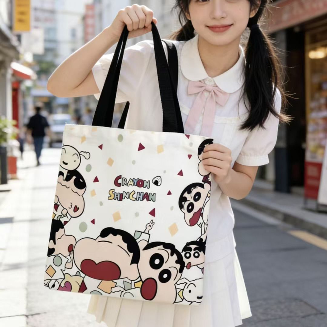 2026 New Crayon Shin-chan Canv - Women Bags College ulasan dan harga
