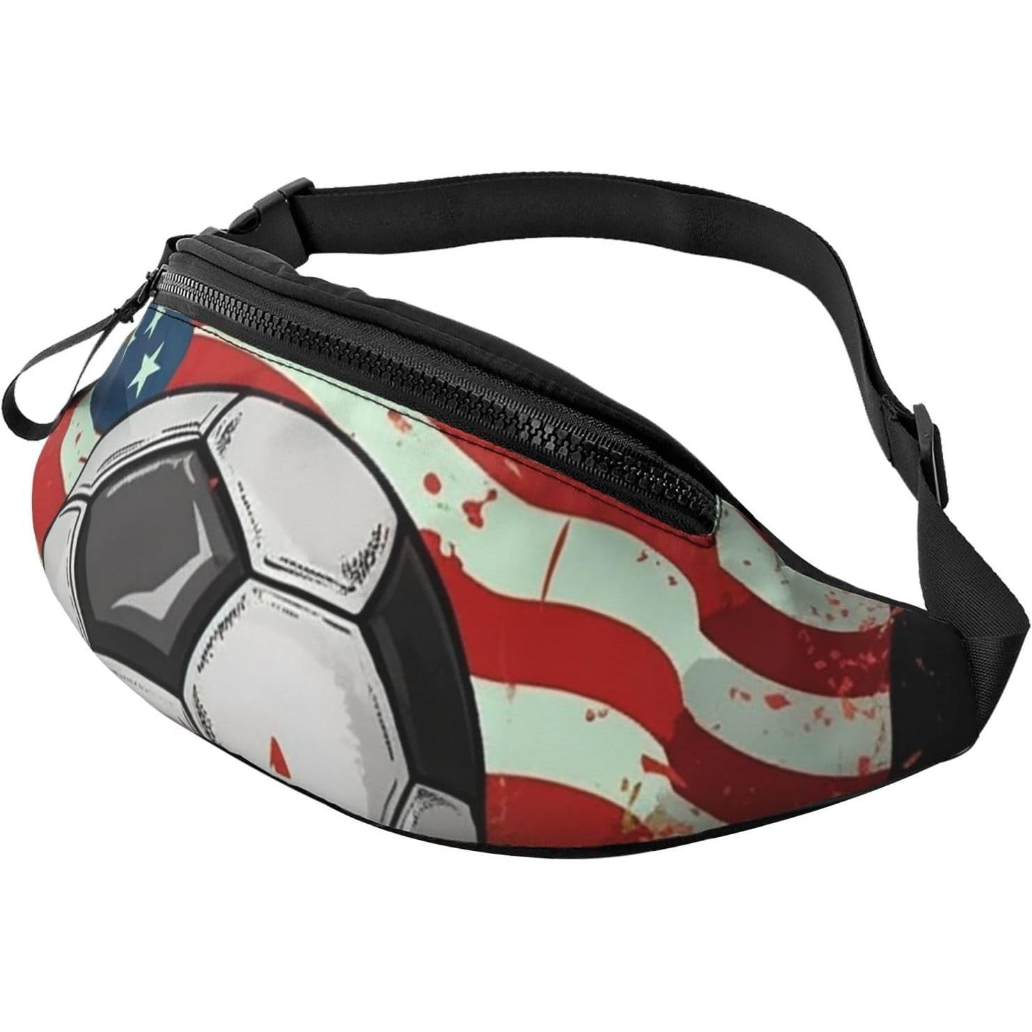 Soccer USA American Flag Fanny - Women Bags Usa ulasan dan harga